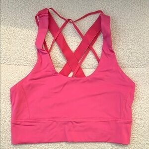 Balance Athletica Strappy Back Pink High Impact Sports Bra